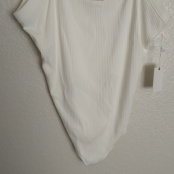 NWT Good American Ribbed Scoop Back Bodysuit sz 5/2 XL - Picture 4 of 9